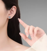 Double C Stud Earrings