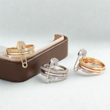 A Three-Ring Paper Clip Style Ring