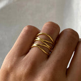 18K Plated Opening Ring