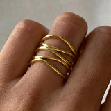 18K Plated Opening Ring