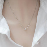 Pearl Silver Necklace