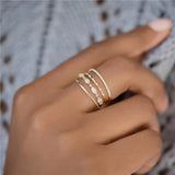 925 Sterling Silver Big Oval Crystal Ring