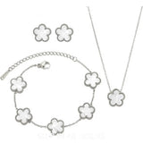 Flower Jewelry Set