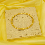 Gold Color Bamboo Joint Bangle