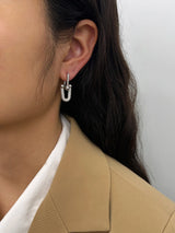Gold Plated Chunky U Shape Earrings