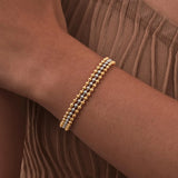 Classic Multi-layered Bead Chain Bracele