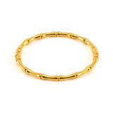 Gold Color Bamboo Joint Bangle