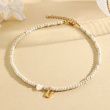 heart-shaped shell necklace