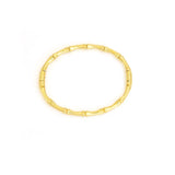 Gold Color Bamboo Joint Bangle