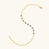 18K Gold Plated 925 Sterling Silver Bracelet