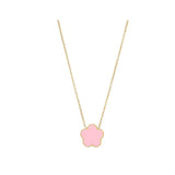 Clover 14K Gold Silver Plated Necklace