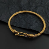 horseshoe gold-plated bracelet