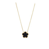 Clover 14K Gold Silver Plated Necklace