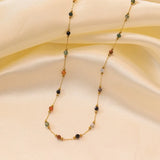 Colorful Round Beads Necklace