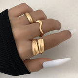 Eros Gold Ring Set