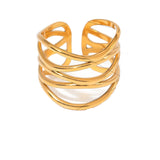 18K Plated Opening Ring