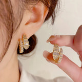 Zircon Snake Earring