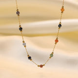 Colorful Round Beads Necklace