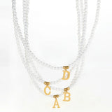 letters initial necklace