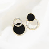 Hollow Round Earrings