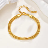 Classic Multi-layered Bead Chain Bracele