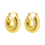 Punk Chunky C Shape Earring