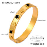 Gold Plated Luxury Round Bracelets