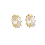square crystal earring