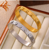 Gold Plated Luxury Round Bracelets