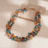 Irregular Exaggerate Colorful Necklace