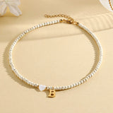 heart-shaped shell necklace