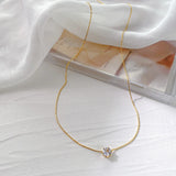 Zircon Stone Necklace