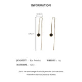 Simple Geometric Drop Earring