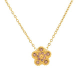 Zircon Reversible Clover Necklace