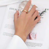 Zircon Love Heart Ring