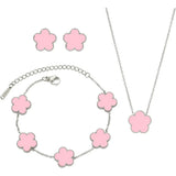 Flower Jewelry Set