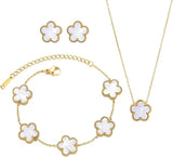 Flower Jewelry Set
