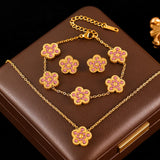 Zircon Reversible Clover Set