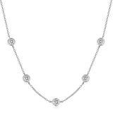 18k Gold Plated 925 Silver Diamond Choker Chain