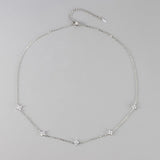 Four Leaf Flowers Necklace