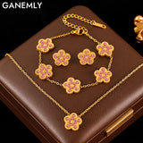 Zircon Reversible Clover Set