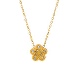 Zircon Reversible Clover Necklace