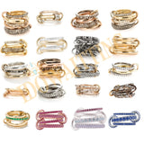 Mix Color Multi-Layer Rings