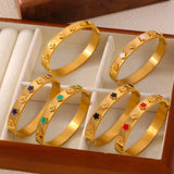 Gold Plated Luxury Round Bracelets