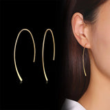 Stylish Geometric Hoop Earrings