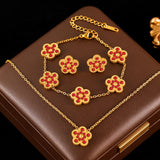 Zircon Reversible Clover Set