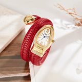 Snake bracelet ladies watch