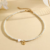 heart-shaped shell necklace