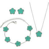Flower Jewelry Set