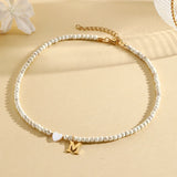 heart-shaped shell necklace